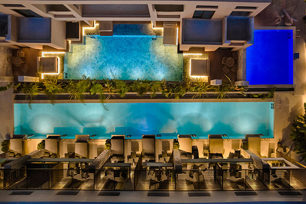 Lan Go Luxury Pool Sivota Greece Night