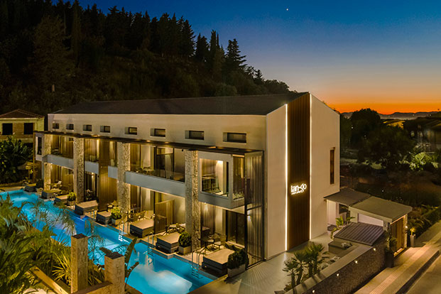 Lan Go Luxury Pool Night Sivota Greece